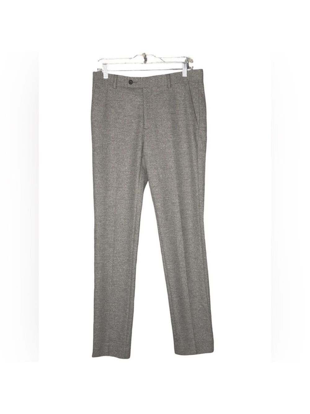 WES Ultra Slim Gray Tweed Men's Dress Pants Size 32